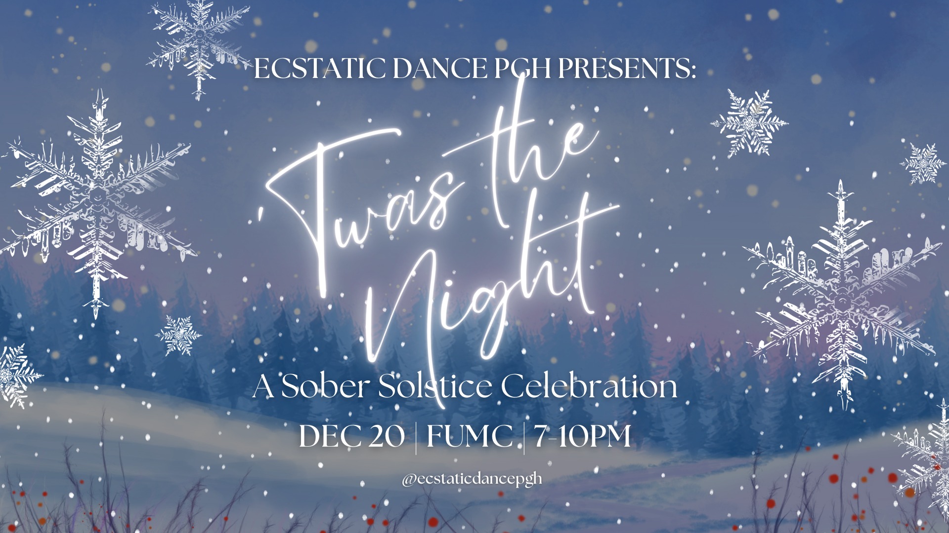 'Twas the Night: A Sober Solstice Celebration