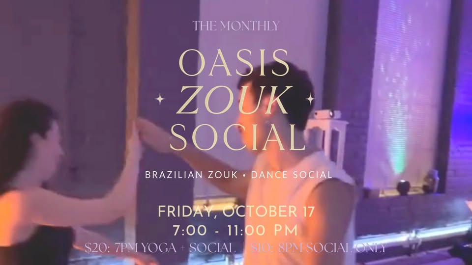 Oasis Zouk Social + Yoga Icebreaker - October Edition