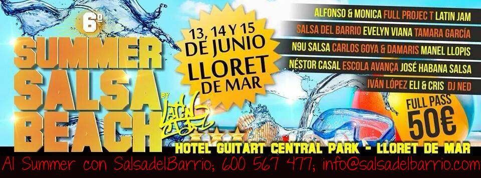 Al 6o Summer Salsa Beach con SALSA DEL BARRIO...