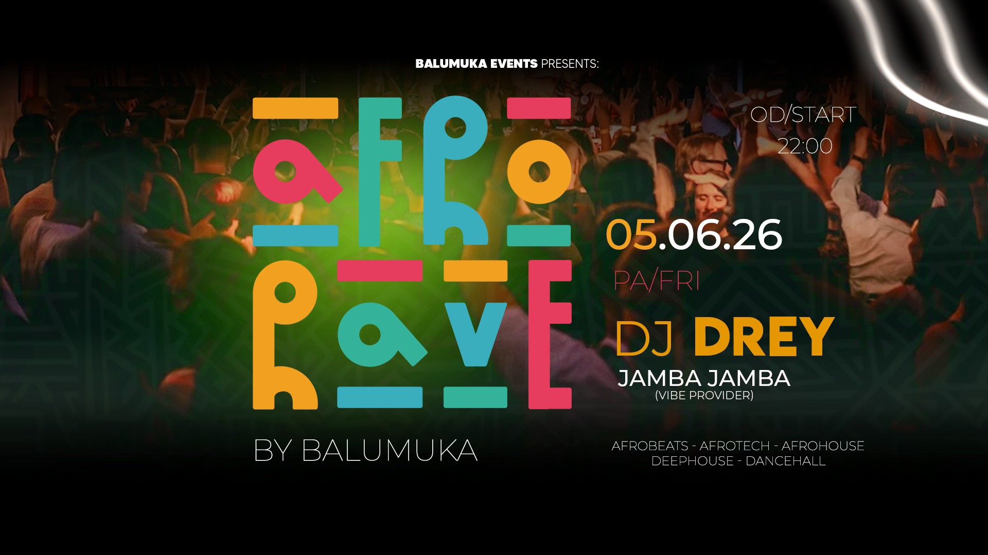 “Velvet AfroRAVE Affair” by Balumuka Events