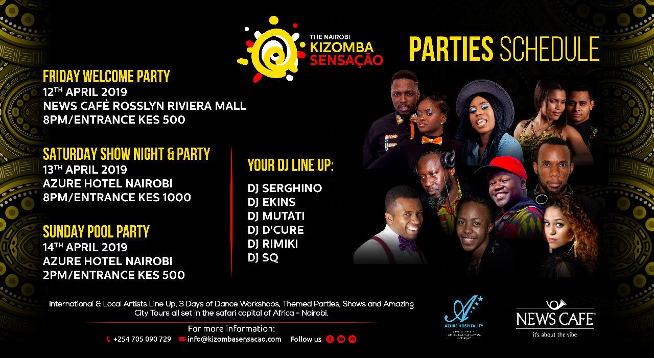 Kizomba Sensação Show Night & Party Saturday 13th April 2019