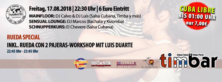 Timbar - Die kubanische Salsa & Timba Party in Hamburg