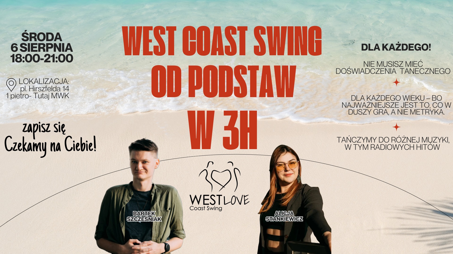 West Coast Swing od podstaw w 3H!