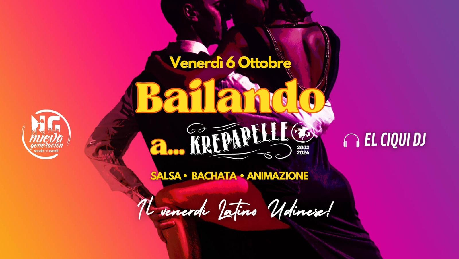 Bailando a.. KREPAPELLE #venerdilatinoud