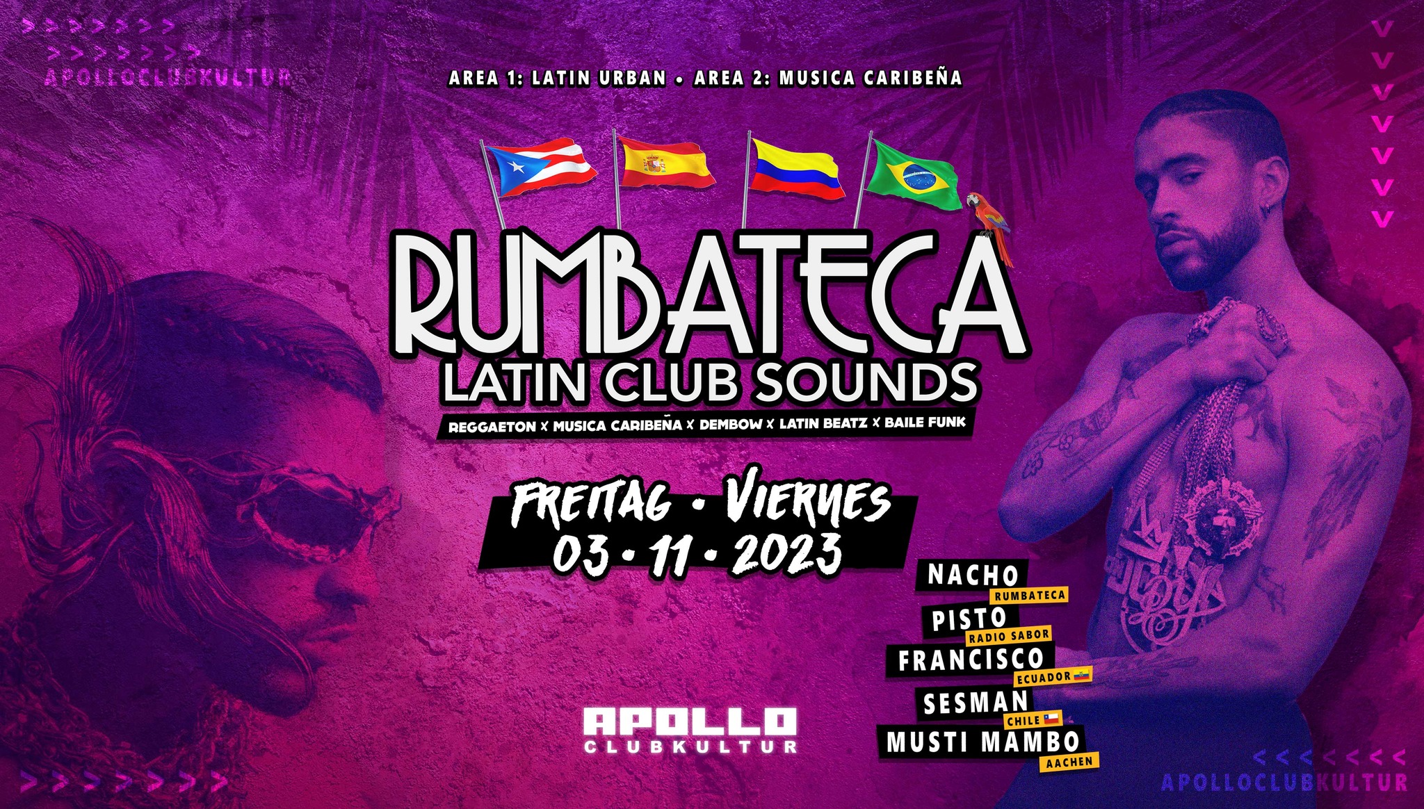 FR 03.11 • RUMBATECA • Latin Club Sounds • Club Apollo Aachen