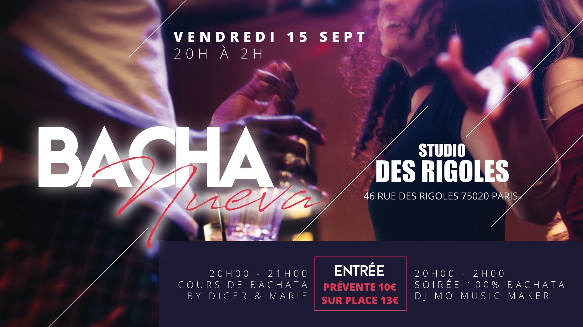 BACHANUEVA: Soirée 100% Bachata - 1ère Édition