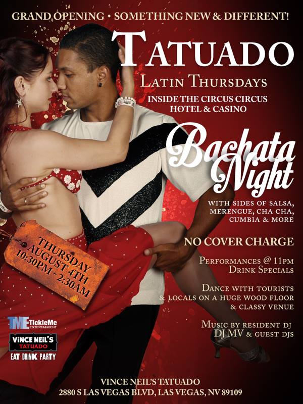 Grand Opening - Thursday Bachata Night at Circus Circus Casino