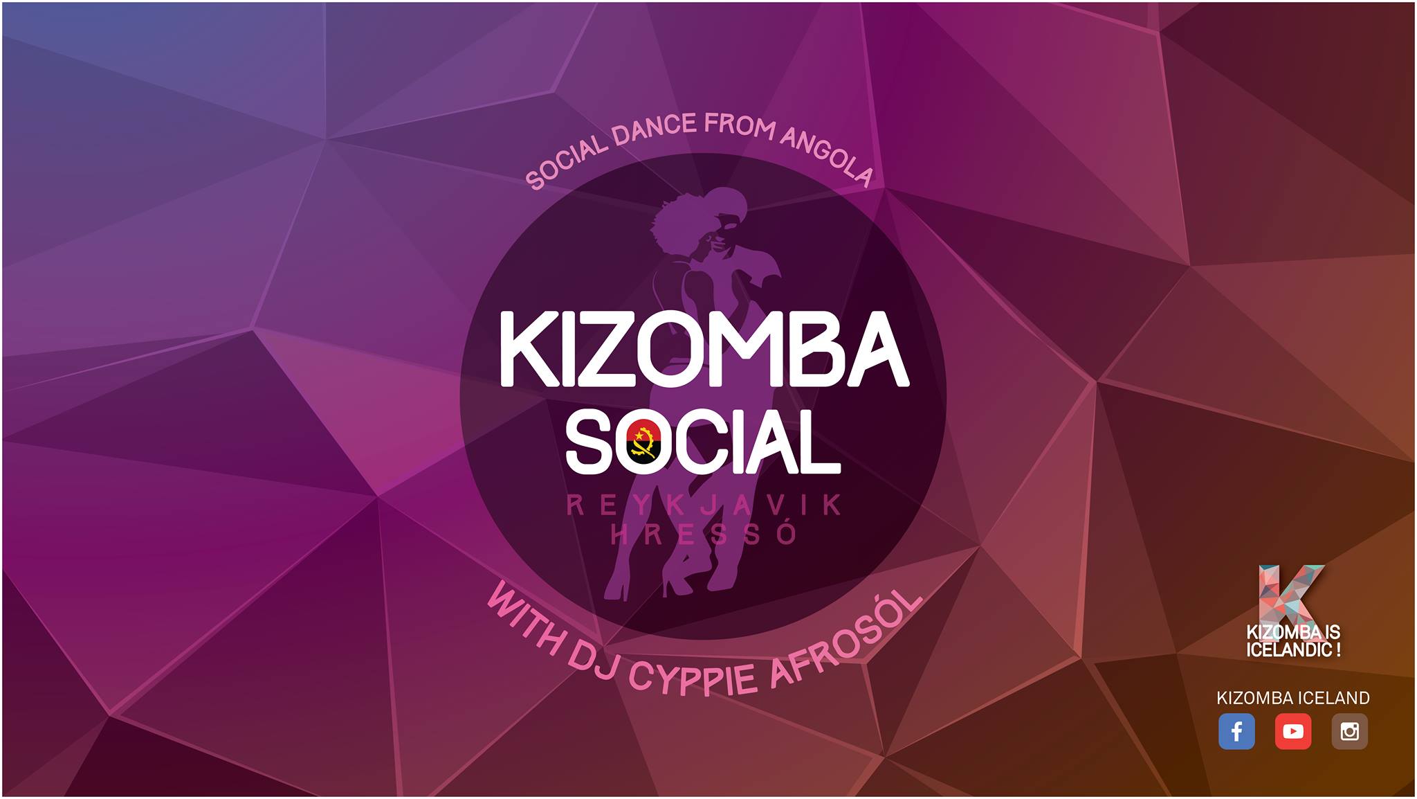 Kizomba Social Reykjavik - with DJ Cyppie AfroSól