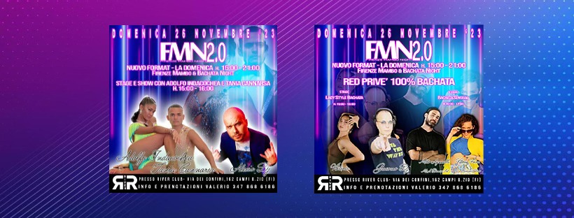 Firenze MamboNight e BachataNight - Domenica 26 Novembre 2023