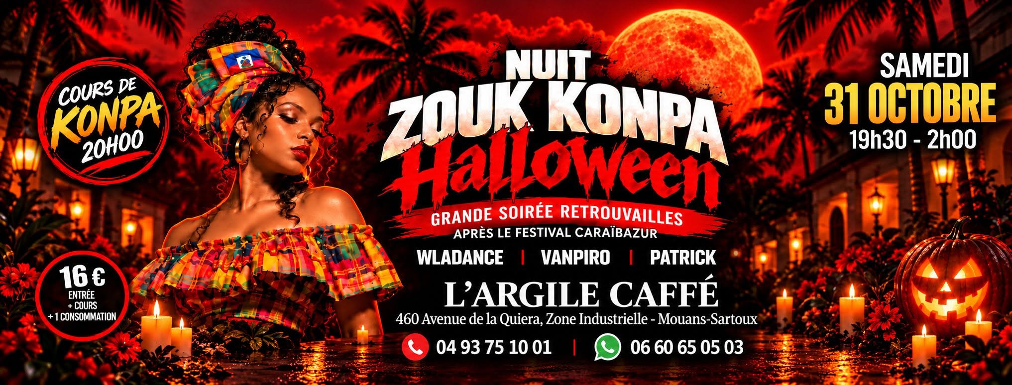 Nuit Zouk Konpa Halloween