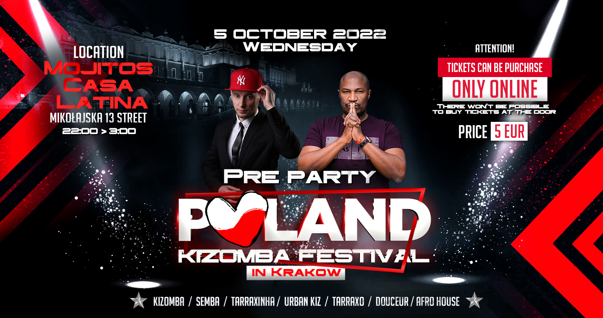 Wednesday Pre party - Poland Kizomba Festival