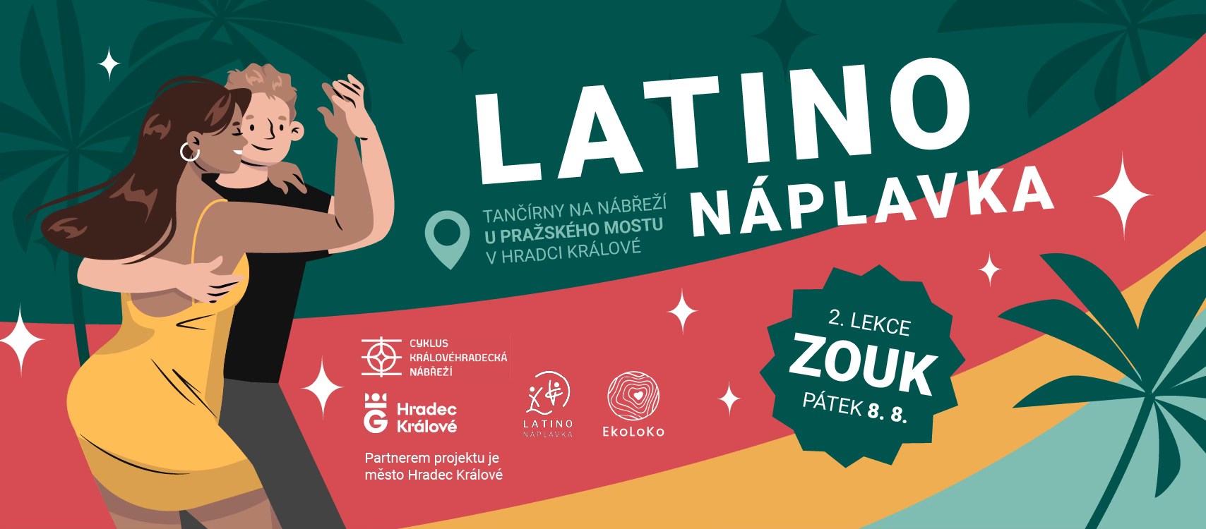 Latino Náplavka 2025: Zouk lekce & Latino Mix Party