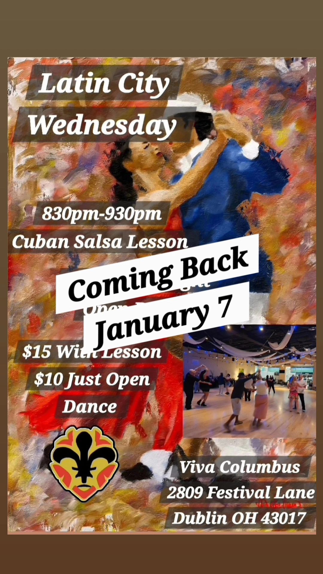 Latin City Wednesday @ Viva Dance Columbus