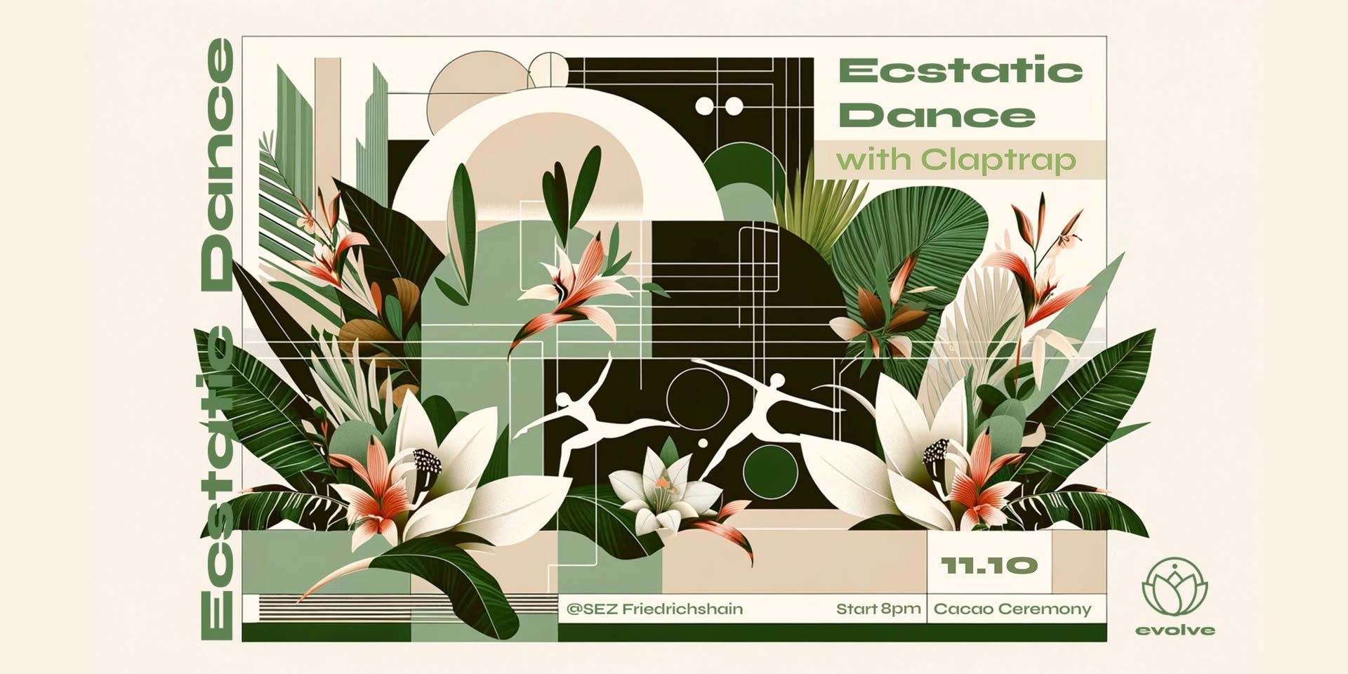 Ecstatic Dance w Claptrap Cacao, Community & Dancing!
