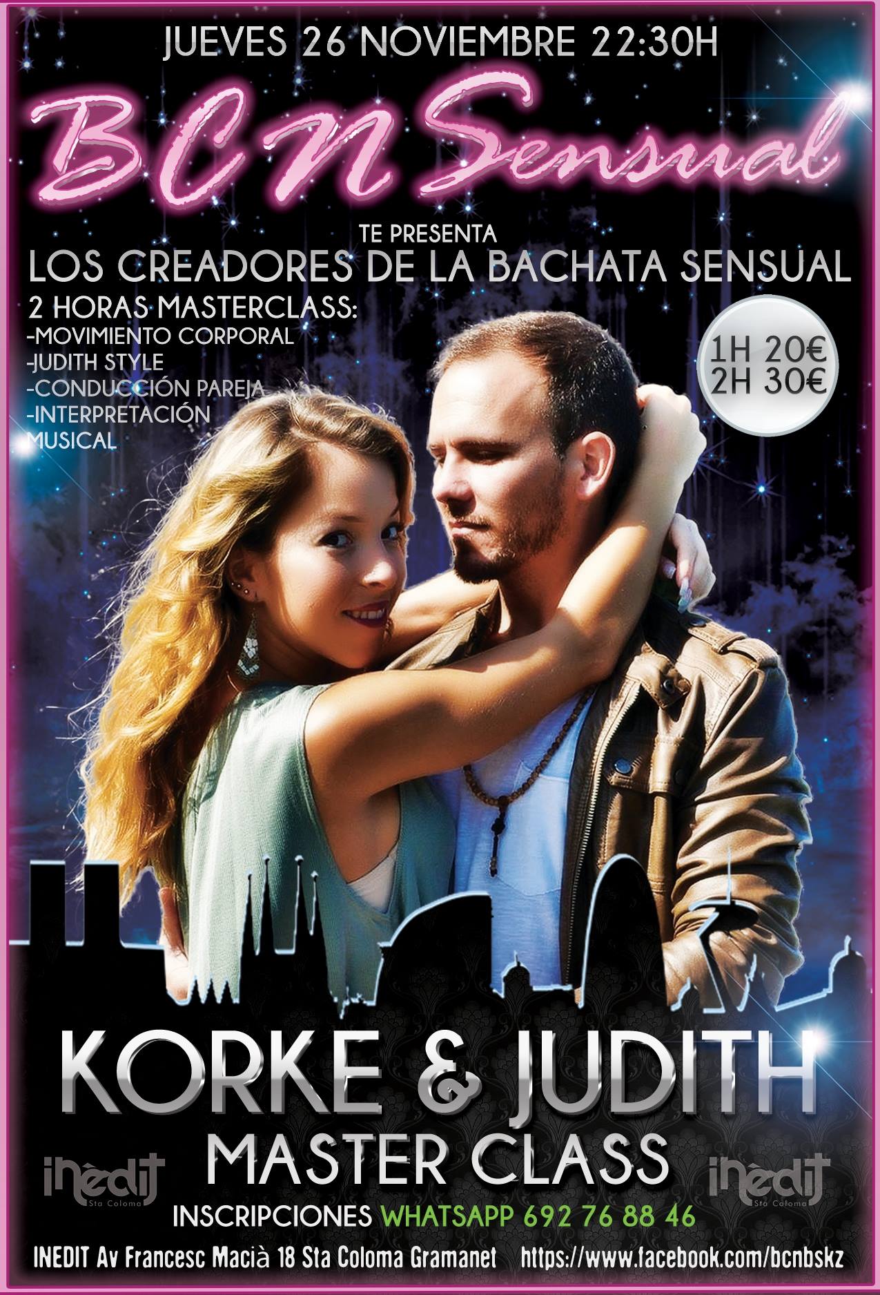 Master Class KORKE Y JUDITH 26 de Noviembre