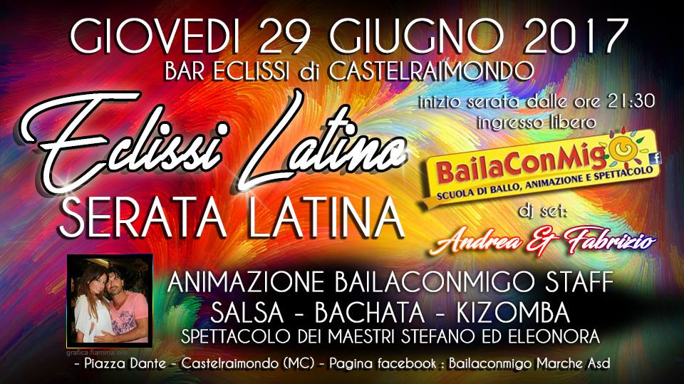 Giovedì 29 giugno-ECLISSI LATINO-Castelraimondo (MC)
