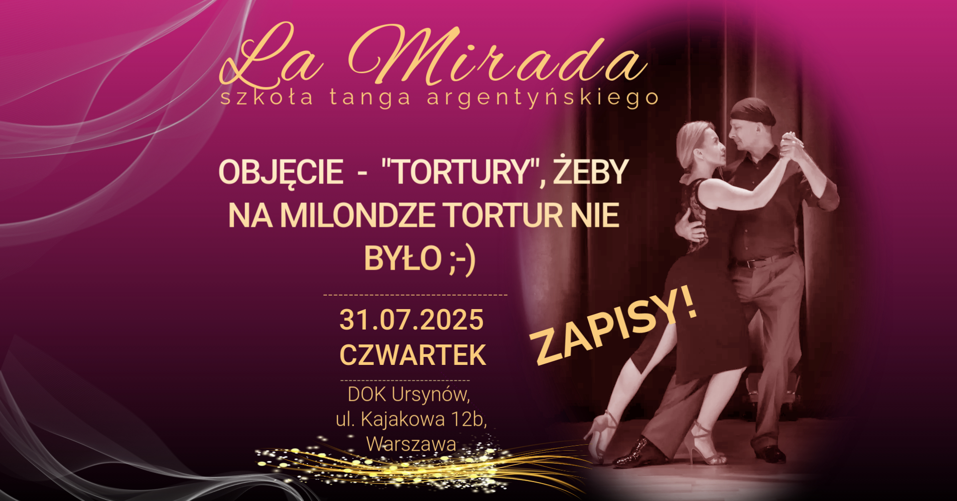 La Mirada - warsztaty z objęcia, żebyśmy się nawzajem nie męczyli ;-)