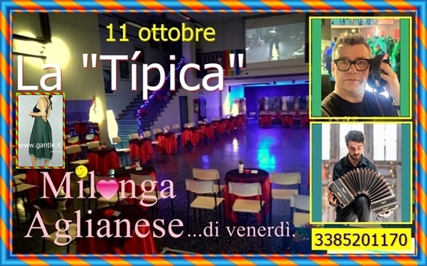 Inaugurazione Milonga Aglianese. Fabrizio Frappi TDJ e Samuele Francesco Mazza Tango Live.