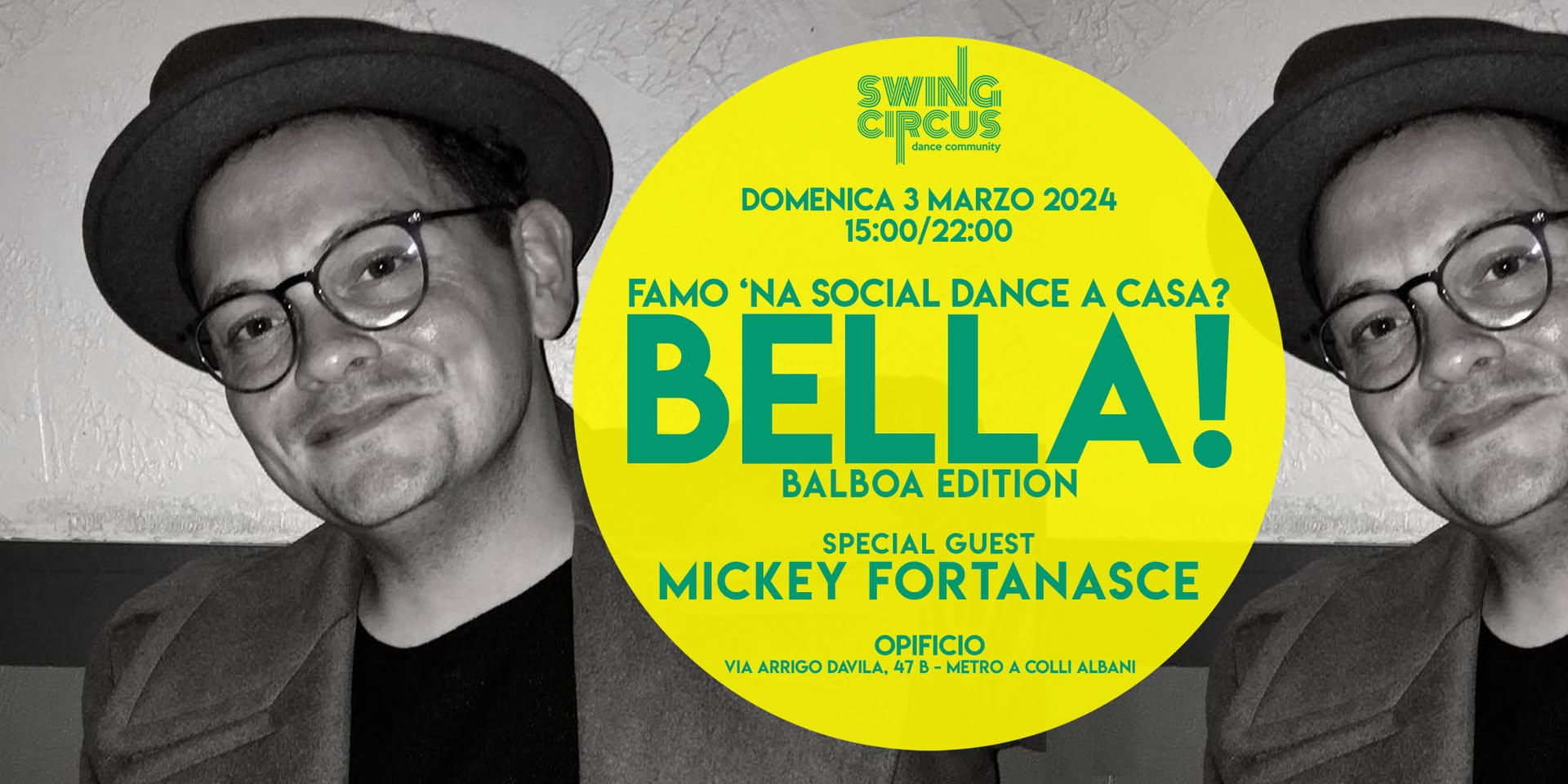 BELLA! Balboa ed. con Mickey Fortanasce