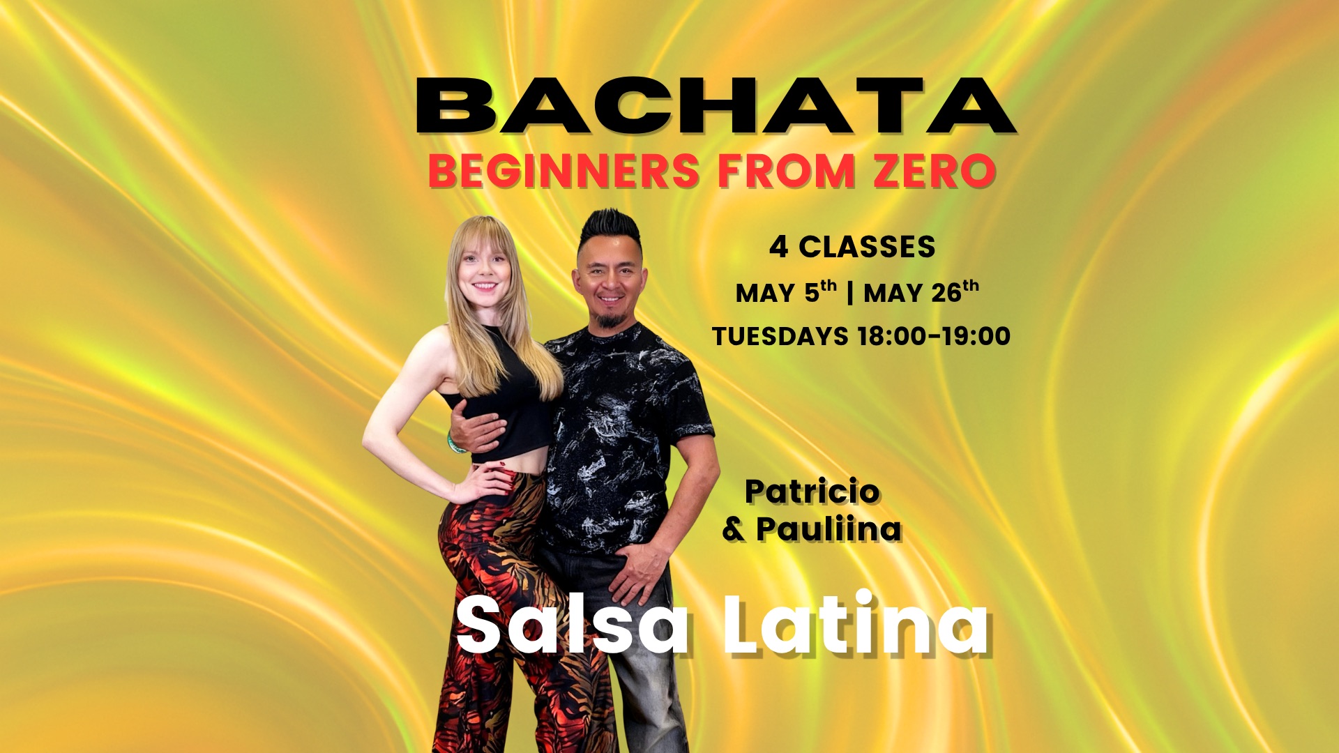 Summer Bachata Beginners course from Zero