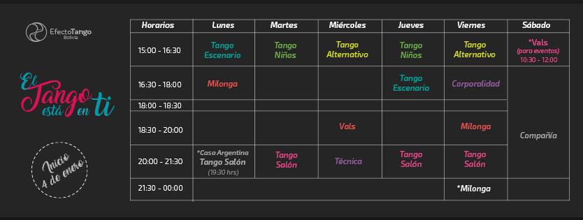 Clases de Tango 2017