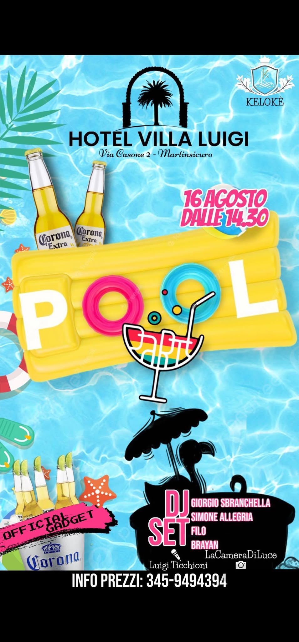 CORONA POOL PARTY