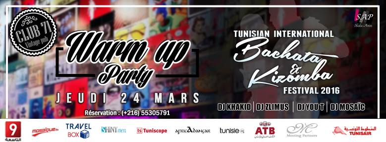 Tunisian International Bachata & Kizomba Warm up Party