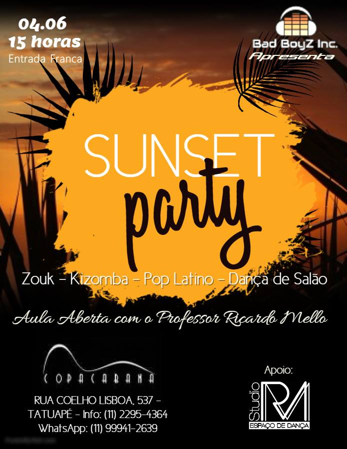 Sunset Party no Copacabana Bar