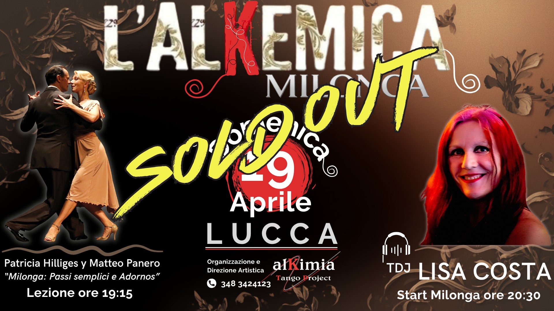 โจ โจ MILONGA L'ALKEMICA โโ Inaugurazione!!!!