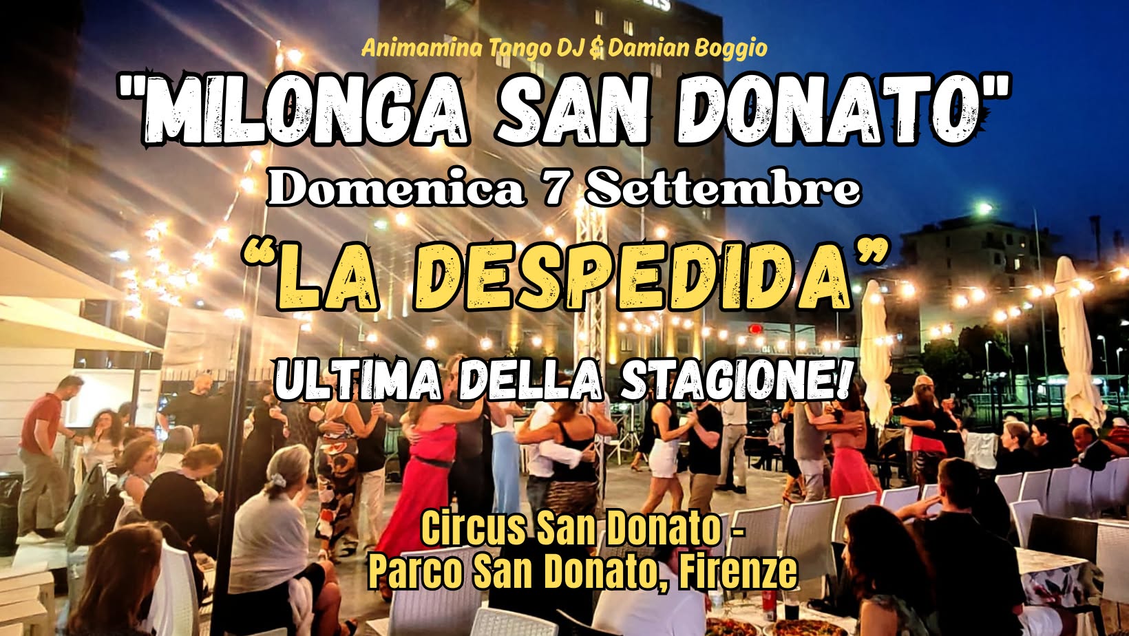 "La Despedida" ultima a La MILONGA SAN DONATO