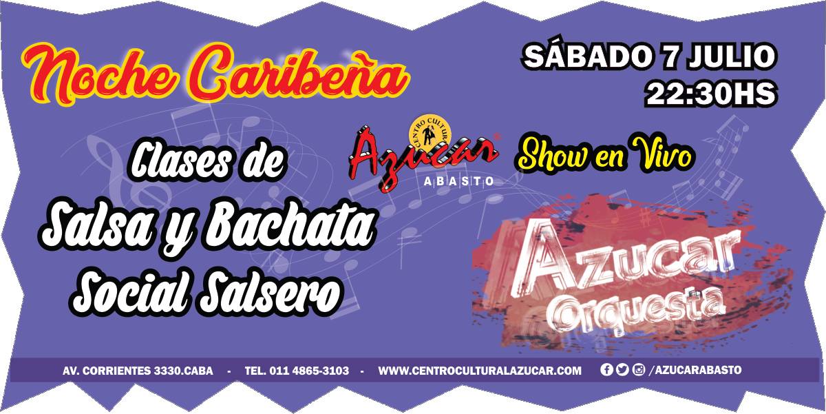 Clases Bachata Salsa + Social y Orquesta Azucar en Vivo