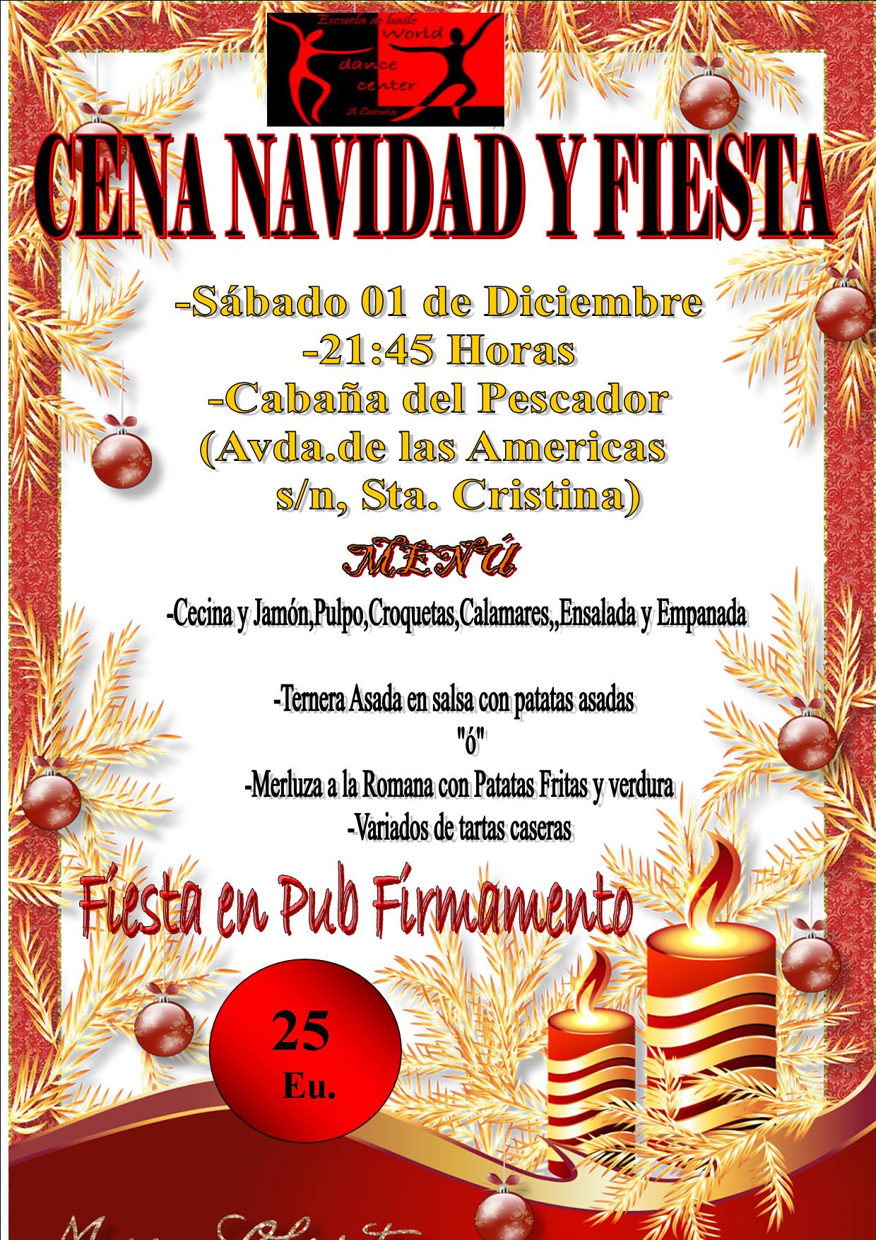 Cena Navidad Escuela World Dance Center