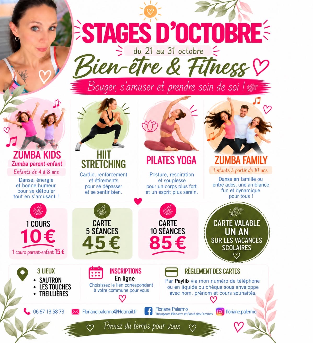 Stages Fitness d’Octobre
