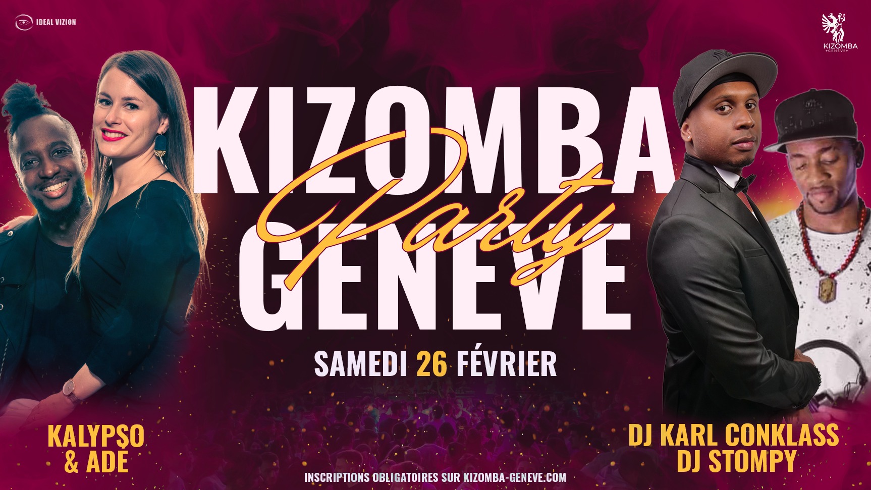 KIZOMBA GENÈVE PARTY - DJ Karl Conklass & DJ Stompy