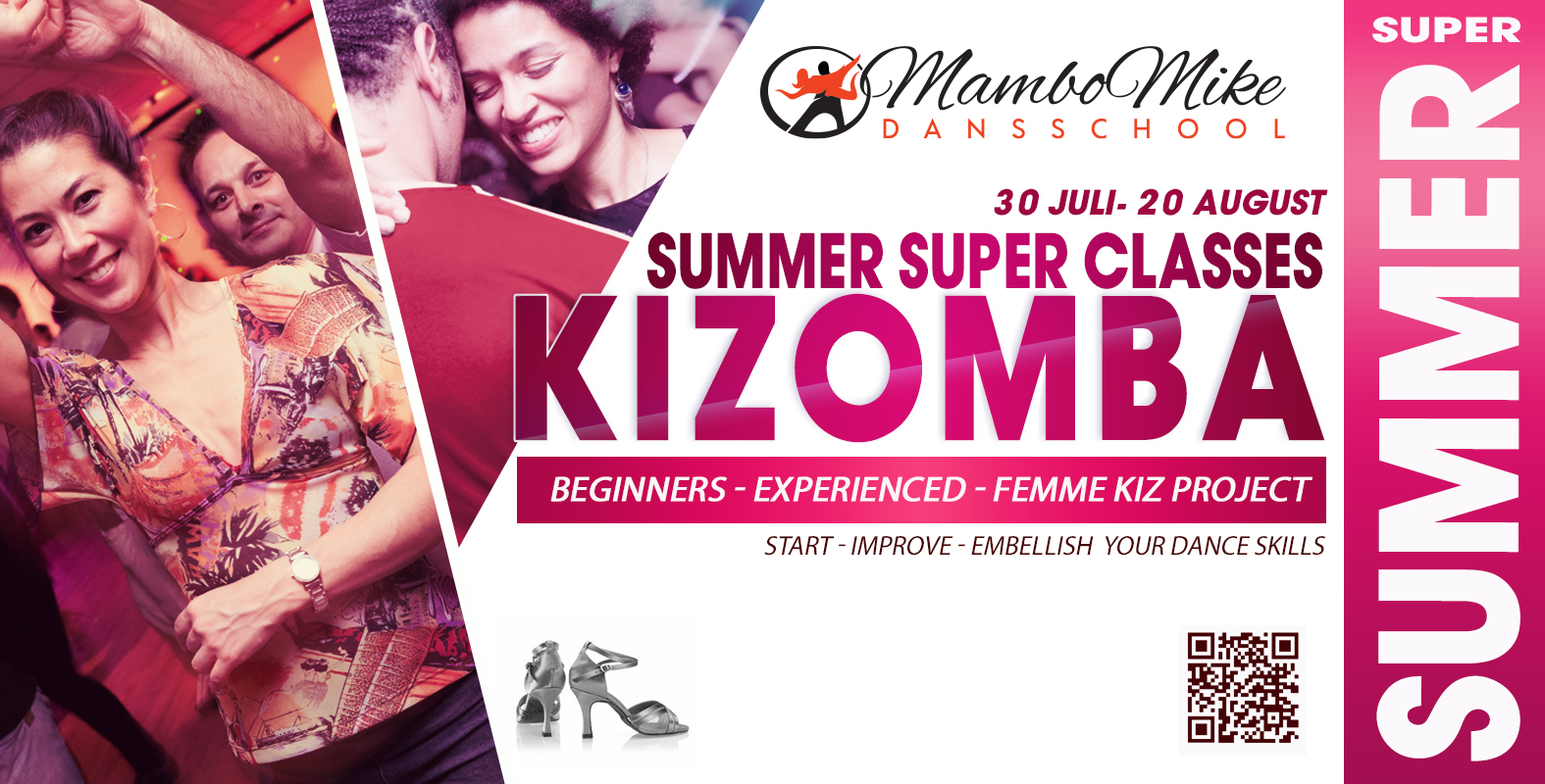 Kizomba Summer Super Classes 30 juli - 20 augustus
