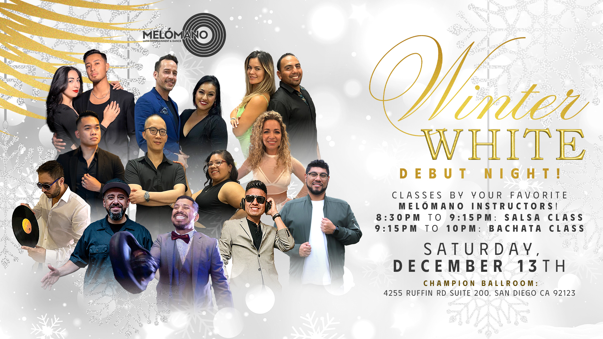 The Melómano Winter Debut Night! 12 13!