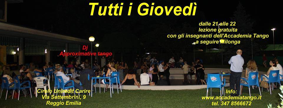 La Milonga del Giovedì al Unicredit