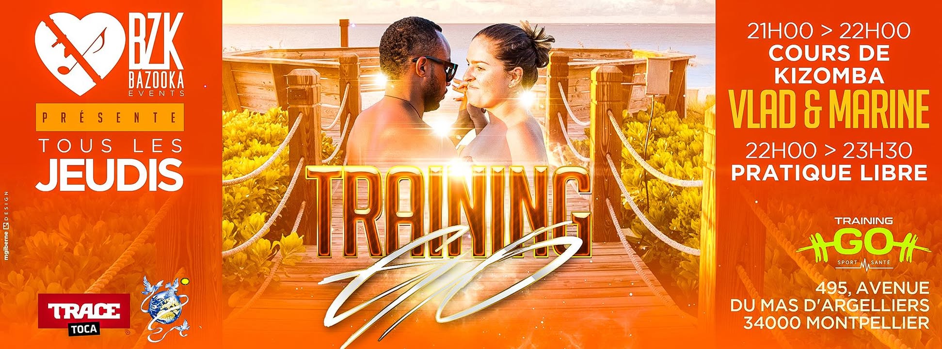 Tous Les Jeudis Kizomba - Training Go - Montpellier