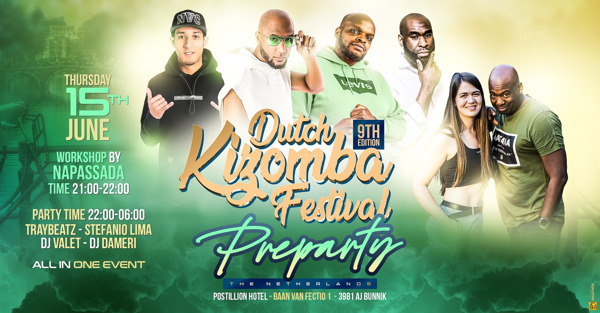 PRE PARTY - DUTCH KIZOMBA FESTIVAL 9th EDITION - ALL IN ONE VENUE