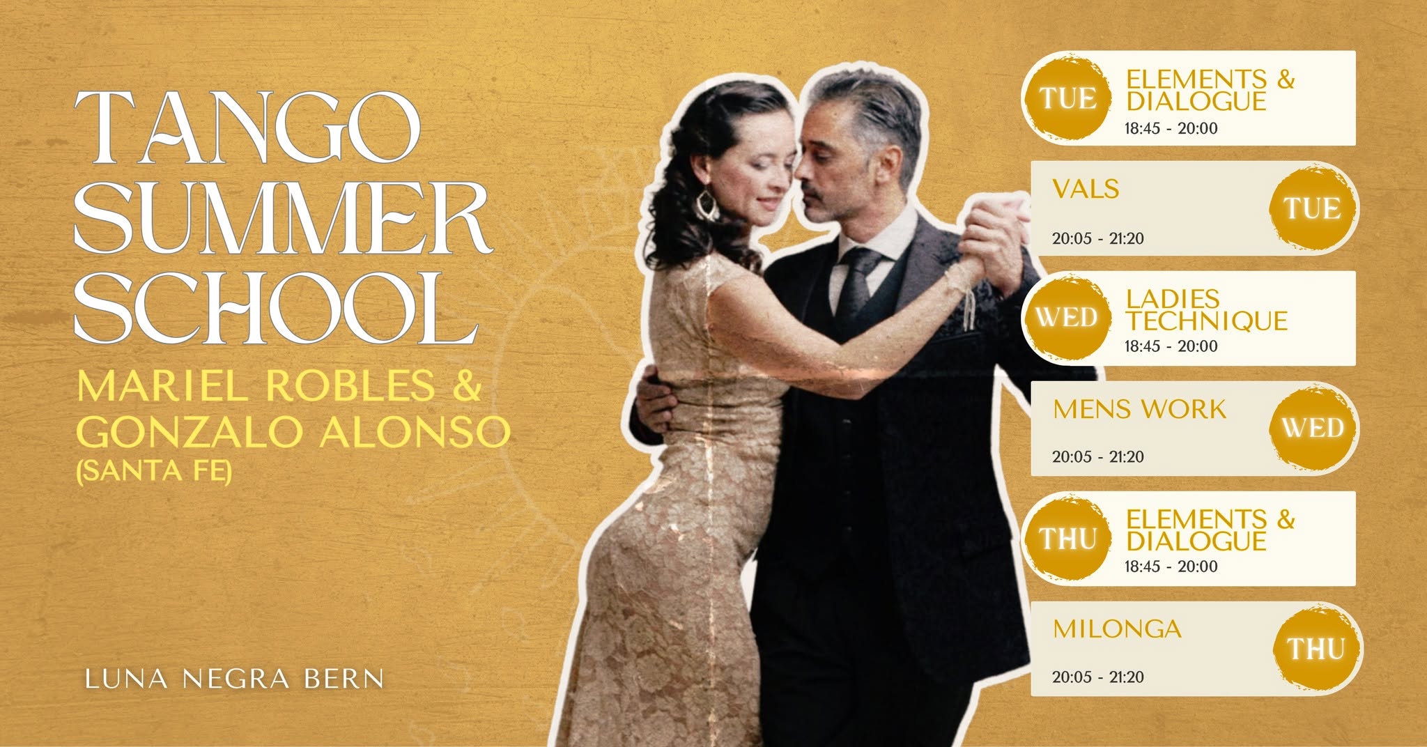 TANGO SUMMER SCHOOL WITH MARIEL & GONZALO