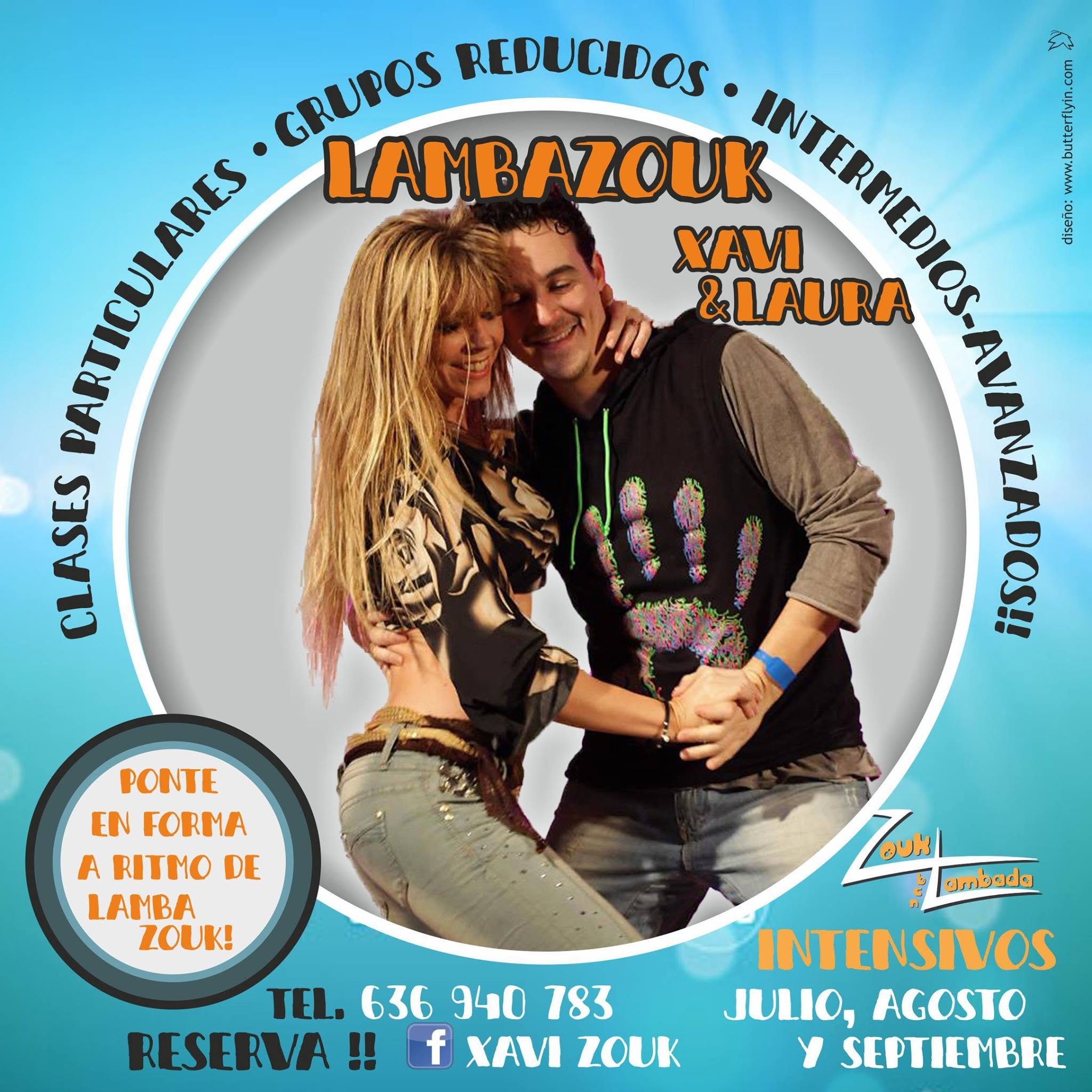 LAMBAZOUK CLASES con Xavi & Laura - Julio, Agosto, Sept.