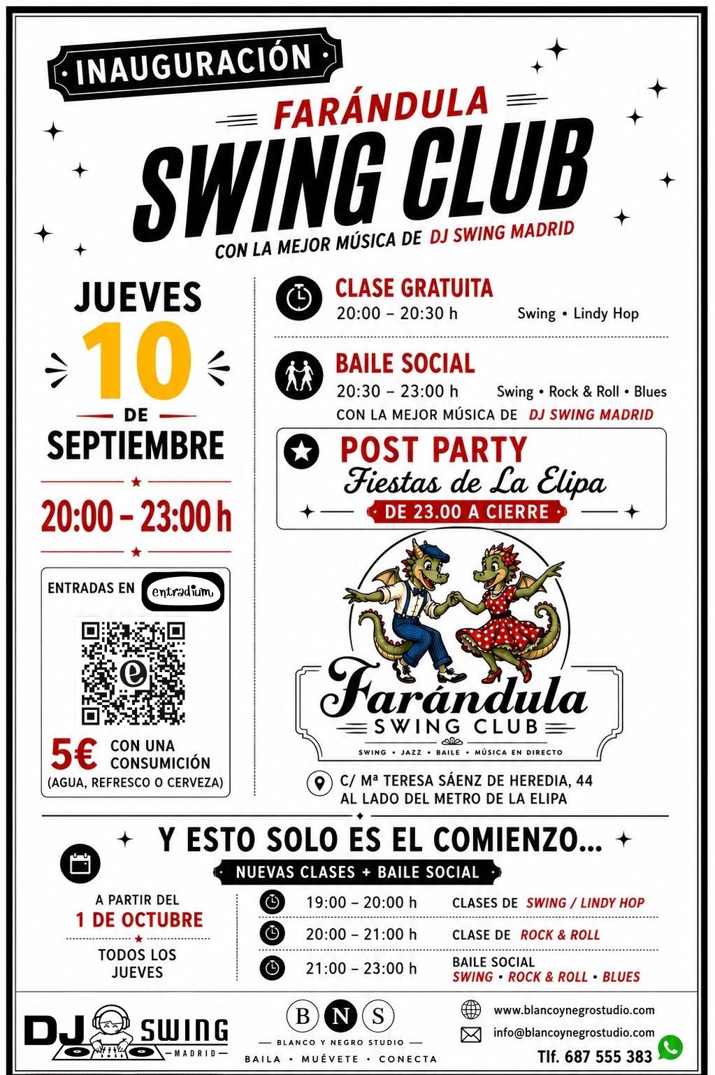 Los Jueves de Farándula Swing Club. Especial Ritmos Afroamericanos.