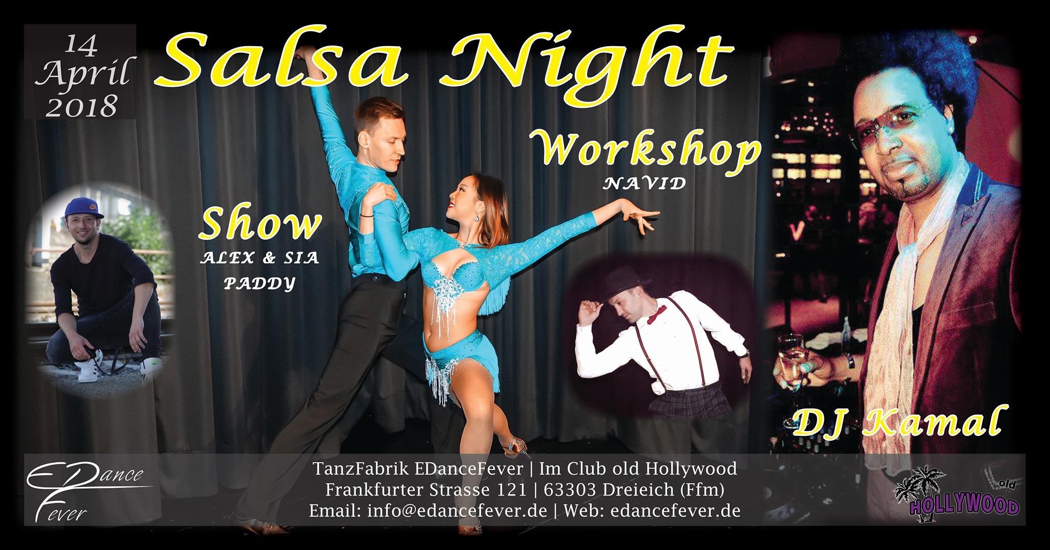 Deluxe Salsa Night - DJ Kamal & Navid Sa.,14. April 2018