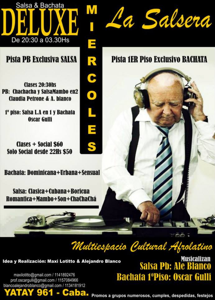 Miercoles "DELUXE" Salsa y Bachata