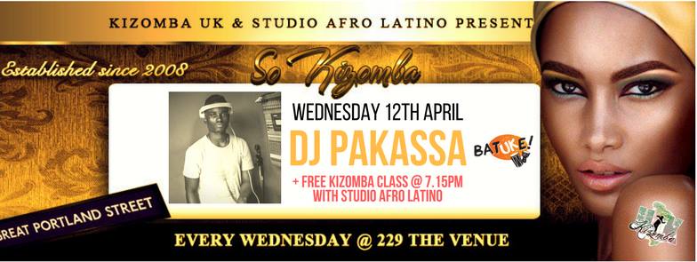 Só Kizomba: Free Kizomba Class and Kizomba Club with DJ Pakassa!