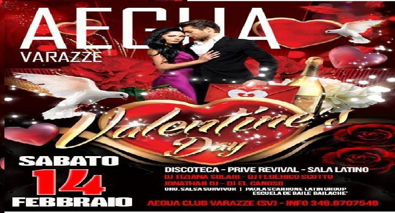AEGUA LATINO Sabato 14 Febbraio Latin Group Valentine's Days