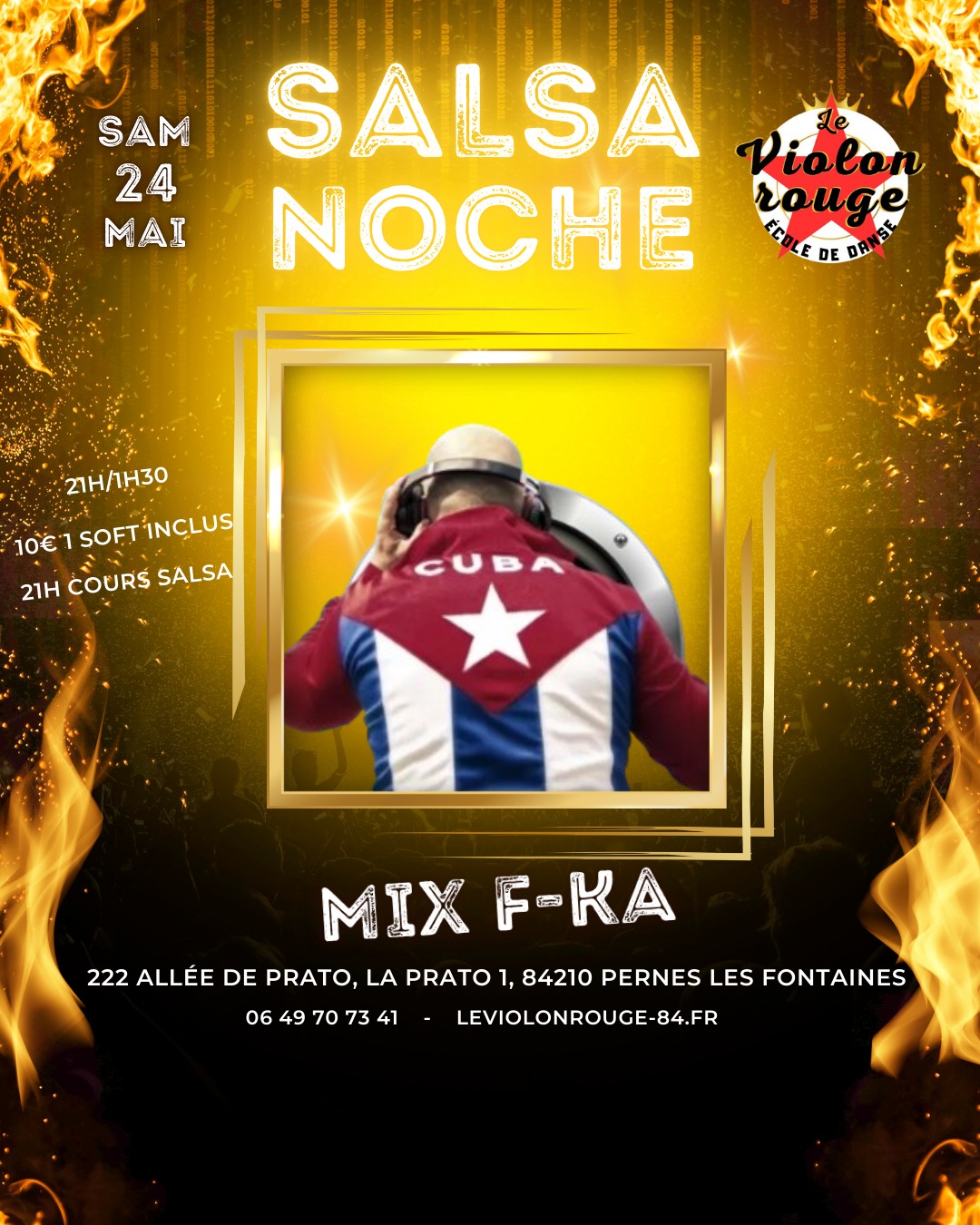 SALSA noché dj F-Ka au Violon Rouge