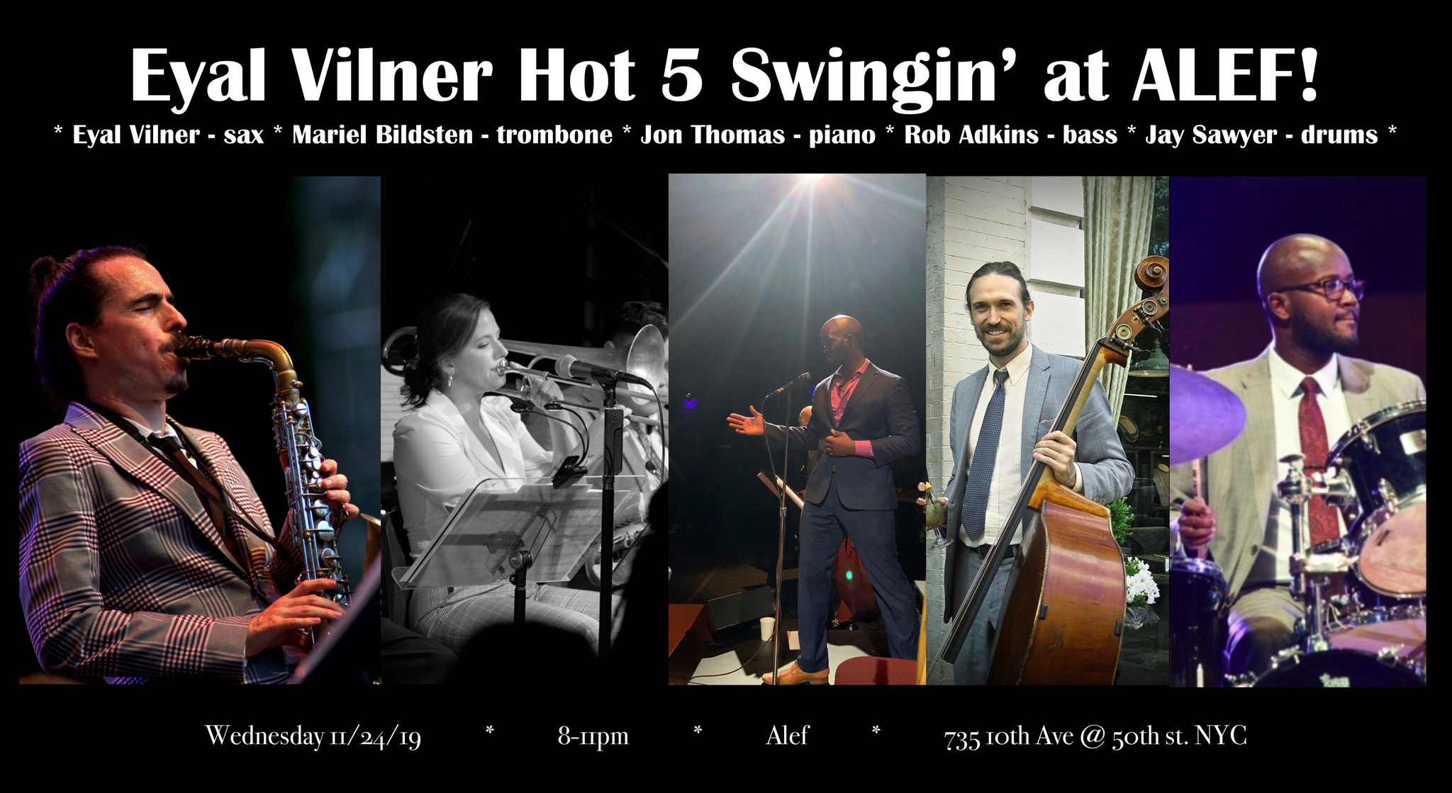 Eyal Vilner Hot 5 - Swingin' at Alef!