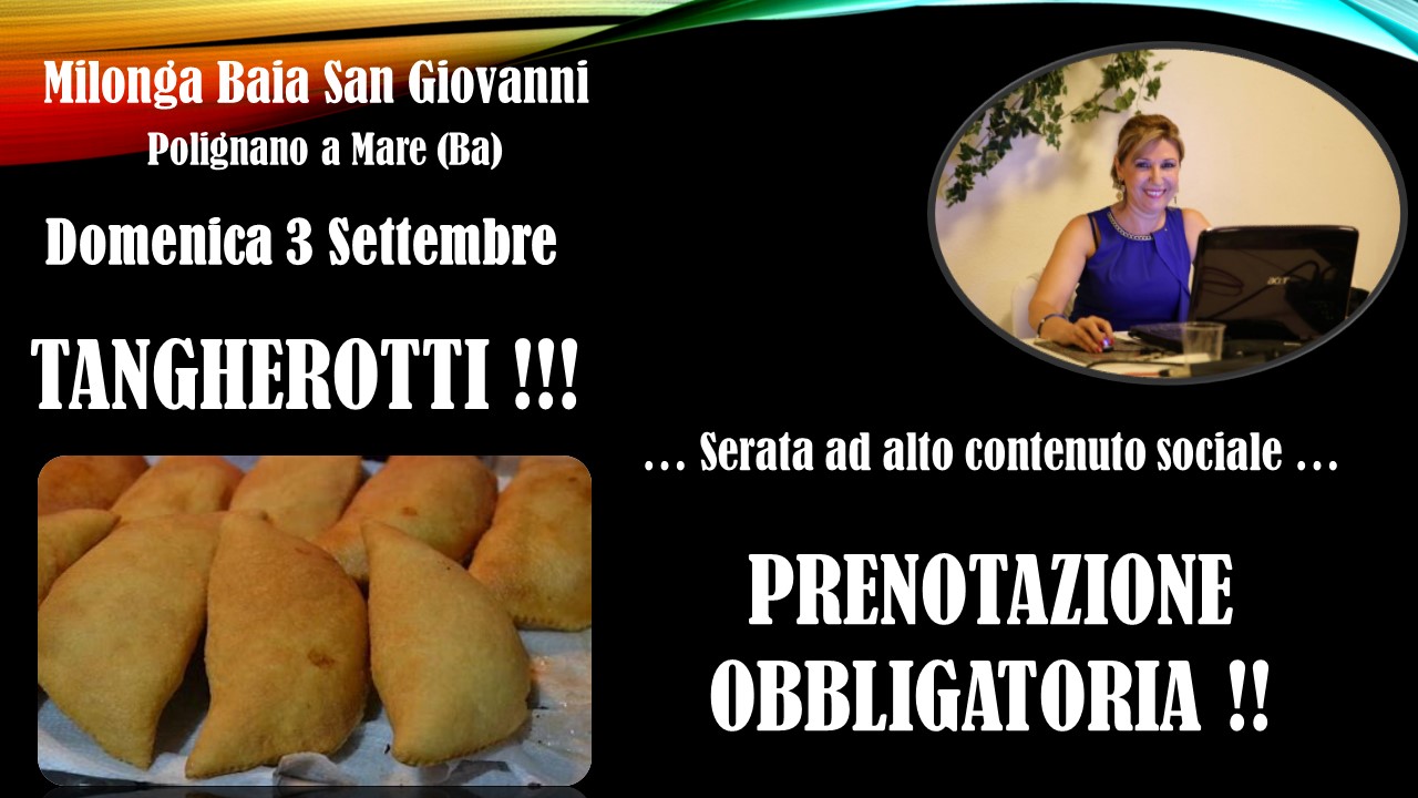 Milonga Baia San Giovanni y TANGHEROTTI tdj Milena