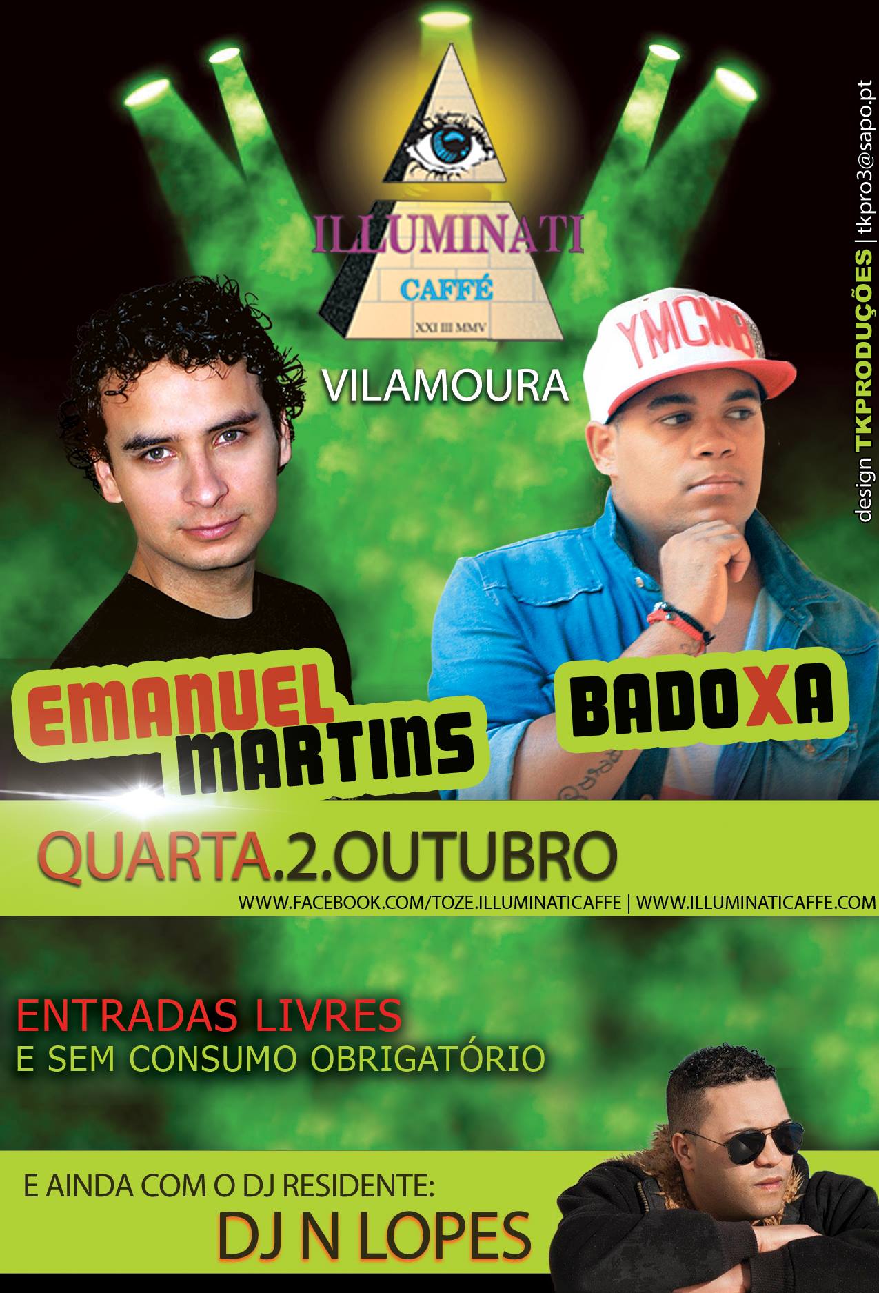 ILLUMINATI COM: BADOXA EMANUEL MARTINS & DJ NUNO LOPES